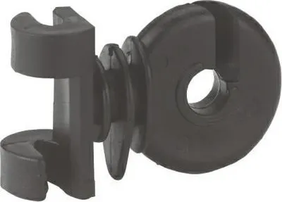 Produktbild von Eider Klemmfixisolator schwarz50 Stück für Rationsstange