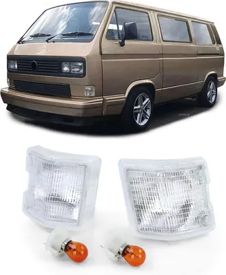 Produktbild von Weiße Blinker Paar Links Rechts für VW T3 Bus Kasten Transporter Pritsche 79-92