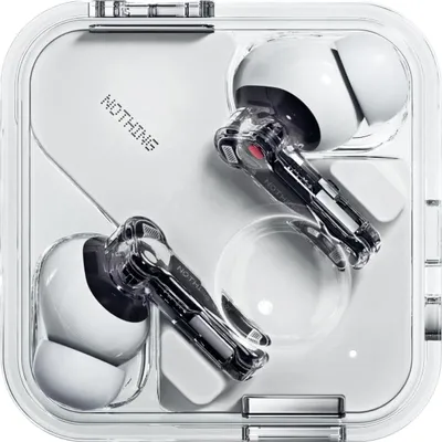 Obrázek produktu pro Nothing Ear, True Wireless Stereo (TWS), Hovory/hudba, 5,2 g, Sluchátka s mikrofonem, Průhledná, Bílá