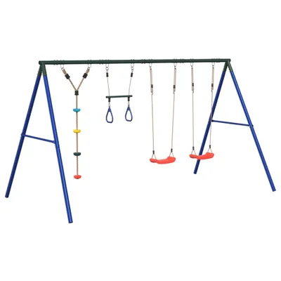 Immagine prodotto di Set Gioco da Esterno con Altalene Trapezio e Altalena a Disco