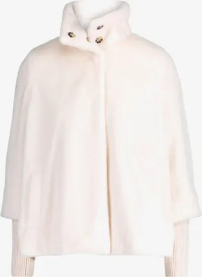 Produktbild von Fellimitat-Jacke mit Stehkragen