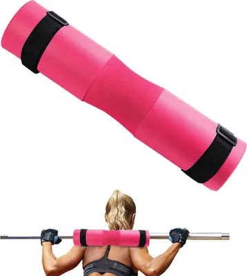 Produktbild von langhantel polster, extra dicke nackenpolster langhantel- Barbell Pad nackenschutz für hip thrust und squat,(Rosenrot)