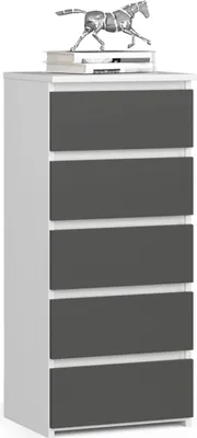 Produktbild von AKORD Furniture Factory OP0LCL5BIASZA001, Weiß, 5 Schublade(n), Matt, 16 mm, 31 cm, 350 mm