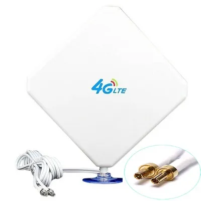 Obrázek produktu pro Anténa 4G LTE 25dBi 2 konektory CRC9 délka kabelu 3m