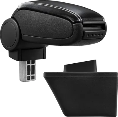 Produktbild von Armlehne Mittelarmlehne Leder Bezug Schwarz / Weiß für Opel Meriva A 2003-2010
