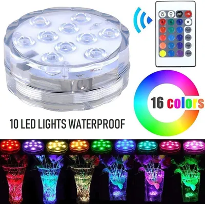 Produktbild von Unterwasser-LED-Leuchten 10 LED IP68 wasserdichte Unterwasser-LED-Leuchten