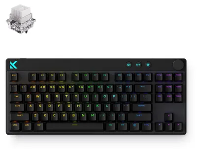 Productafbeelding van Magnetisch toetsenbord MCHOSE Mix 87 met Hall-effect magnetische schakelaars, gamingtoetsenbord, zwart
