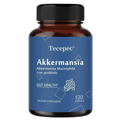 Image de Akkermansia Muciniphila (120 gélules) Compléments alimentaires, probiotiques, santé intestinale, digestion, estomac, ballonnements, bien-être général