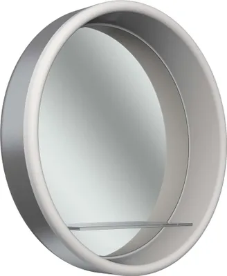 Produktbild von Schneider LUNE D2W Lichtspiegel, rund, rundum LED-Beleuchtung, Durchmesser 733mm, mit Ablage, 211.074.01.60