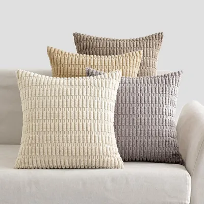 Immagine prodotto di Omgoods - Set di 4 federe decorative, 50 x 50 cm