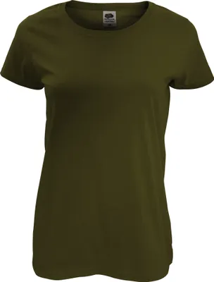 Immagine prodotto di Maglietta Fruit Of The Loom Lady-Fit da donna, manica corta RW4724 (XL) (Olive)