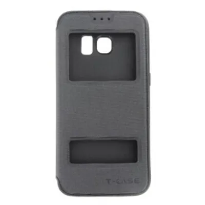 Produktbild von Flip Case Handyhülle für Samsung Galaxy S7 Schwarz Schutz Tasche