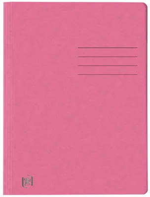 Obrázok produktu pre Oxford Schnellhefter rosa A4 Karton 390g/m? kfm.Heftung/Amtsheftung TOP FILE+