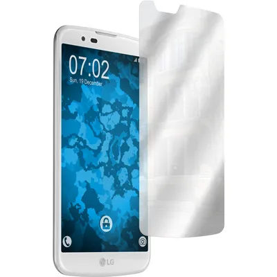 Produktbild von 4er-Pack PhoneNatic Displayschutzfolien verspiegelt  kompatibel mit LG K10