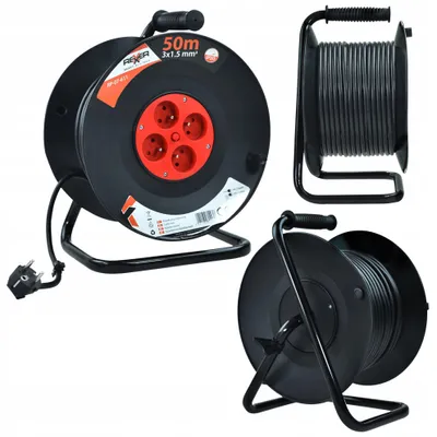 Obrázek produktu pro REXXER Prodlužovací kabel na bubnu 3x1.5 mm² 50 m