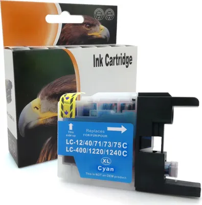 Produktbild von D&C Tintenpatrone ersetzt Brother L-1240 CYAN xl