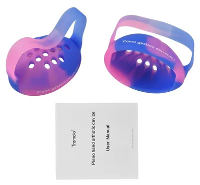 Immagine prodotto di Correttore professionale per le dita - Allenatore per la presa - Portatile - Traspirante - Elastico - Materiale in silicone