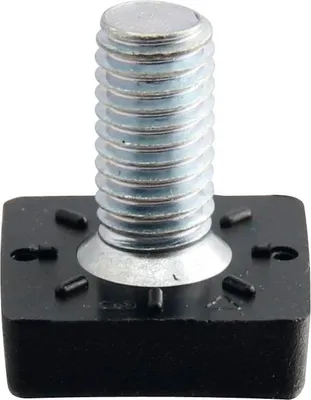 Produktbild von Höhenverstellschraube Teller quadratisch Gewinde M8 x 15