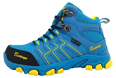Immagine prodotto di Kastinger Farrer HI II: Scarpe per bambini, modello da trekking, stivali da uomo, allacciatura, colore blu, adatte al tempo libero