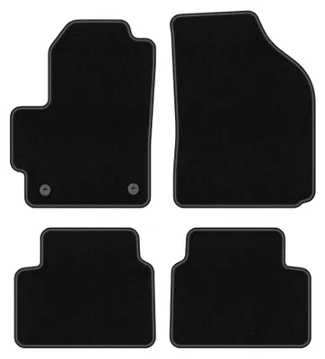 Productafbeelding van Velours automatten voor Daewoo Matiz 1997-2007 (hatchback) – 4-delig, zwart, op maat – Wielganizator BASIC