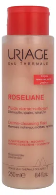 Produktbild von Uriage Roséliane Dermo-Cleansing Beruhigendes Reinigungsfluid 250 ml
