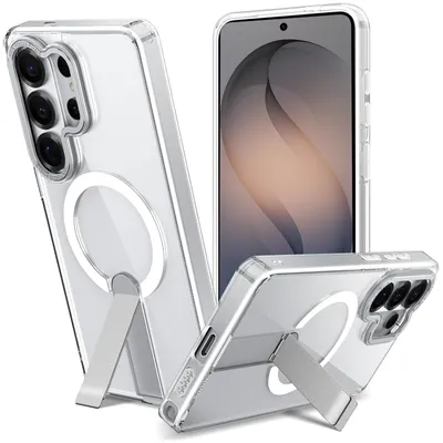 Immagine prodotto di Custodia con supporto per Samsung Galaxy S26 Ultra - Custodia protettiva con supporto - Custodia militare per cellulare