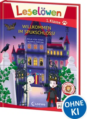 Produktbild von Leselöwen 1. Klasse - Willkommen im Spukschloss! (Großbuchstabenausgabe)