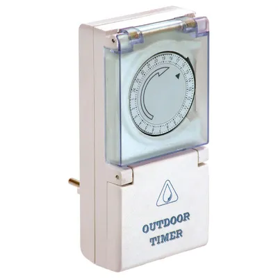 Produktbild von AS Schwabe 24031 Steckdosen-Zeitschaltuhr analog Tagesprogramm 3500 W IP44 (24031)