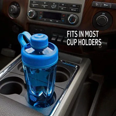 Produktbild von Famanu Tritan Eiweißshaker mit Blenderball - 940 ml Schwarz