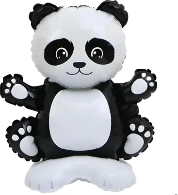 Produktbild von Folienballon Aufsteller 3D, Panda ca. 43*59 cm