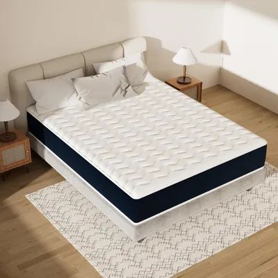 Image de DEWINNER Matelas 90x190, Mousse 32 cm et Matelas Mousse à Mémoire de Forme,Parfait Soutien Haute Resil,Respirant,7 Zones,Réversible à Deux Faces