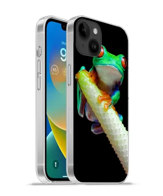 Produktbild von MuchoWow® Handyhülle Schutzhülle Hülle für Apple iPhone 14 Plus - Soft case Frosch - Tier - Pflanze Silikon Softcase Handy Hülle