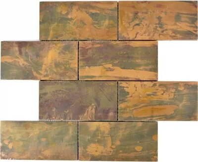 Produktbild von Mosaik Rückwand Kupfer braun Subway braun Küche MOS49-1508_f