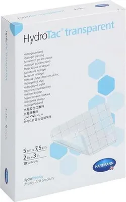 Image de Hydrotac transparent pansement hydrogel 5x7,5 cm 10 pces
