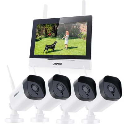 Obrázek produktu pro Bezdrátová kamera NVR – Systém kamerového dohledu – Detekce pohybu – Obousměrná komunikace – Noční vidění (IR) – 7palcový monitor