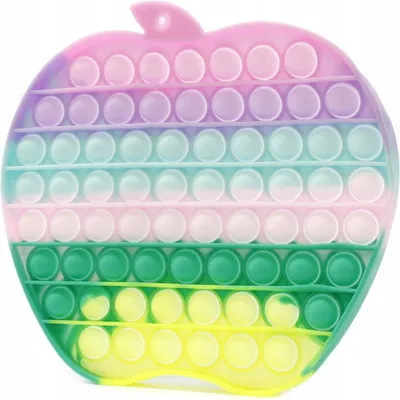 Produktbild von Push Pop It Fidget Toy Apfel - Sensorisches Antistress Spielzeug für Kinder & Erwachsene