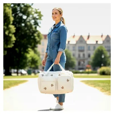 Produktbild von Reise Wickeltasche mit mehreren Fächern für Eltern