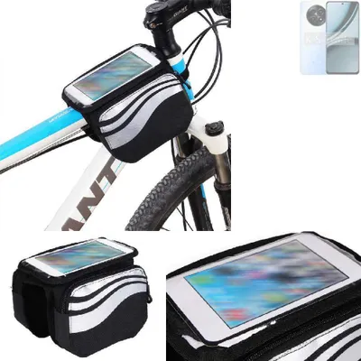 Produktbild von K-S-Trade Rahmentasche Fahrrad-Halterung kompatibel mit Realme Narzo 70 5G Rahmenhalterung Fahrrad Handyhalterung Fahrradtasche Handy Smartphone