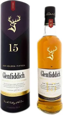 Immagine prodotto di Glenfiddich 15 Years Our Solera Fifteen Single Malt Scotsch Whisky in confezione regalo | 40 % vol | 0,7 l