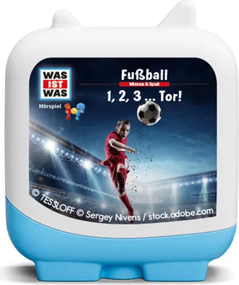 Produktbild von Tonies® WAS IST WAS - Fußball - 1, 2, 3 ... Tor!