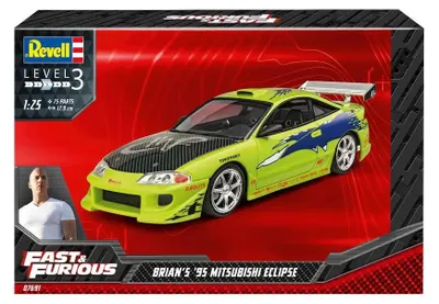 Zdjęcie produktu dla Revell Fast & Furious Brian's 1995 Mitsubishi Eclipse 1:25