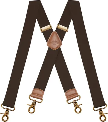 Imagen del producto de Suspensorios elásticos, de 3,5 cm de ancho, con 4 ganchos resistentes, ajustables, para hombre