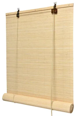 Immagine prodotto di Tenda a rullo in bambù Sol Royal SolDecor B86, 120x160 cm, naturale – Fissaggio a morsetto senza foratura