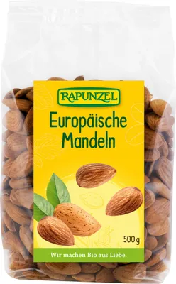 Produktbild von Rapunzel 269011, Mandel, 500 g, 624 kcal, 22,1 g, 54,1 g