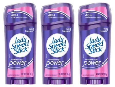 Immagine prodotto di Lady Speed Stick Wild Freesia Invisible Dry Deodorante Stick – Confezione da 3 pezzi - 3x65g