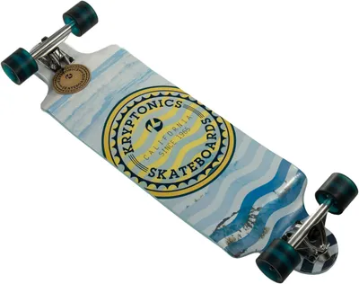 Image de Longboard Kryptonics Drop Down Heat Waves Bleu