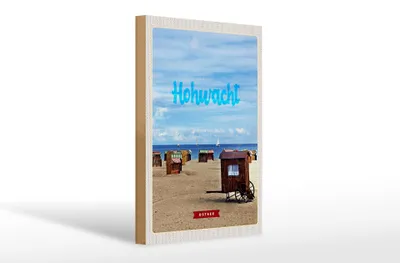 Produktbild von Holzschild Reise 20x30cm Hochwacht Ostsee Boote