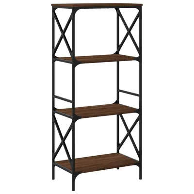 Immagine prodotto di Libreria 4 Ripiani Rovere Marrone 59x35x132cm Legno Multistrato