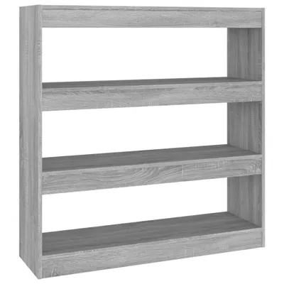 Obrázok produktu pre Knižnica/deliaca stena sivý dub sonoma 100x30x103 cm