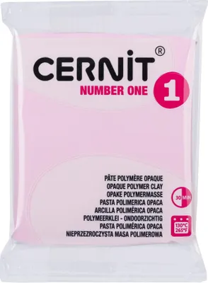 Produktbild von Cernit 6x Number One, Polymer-Modelliermasse, 56g, Rosa CE0900056482C